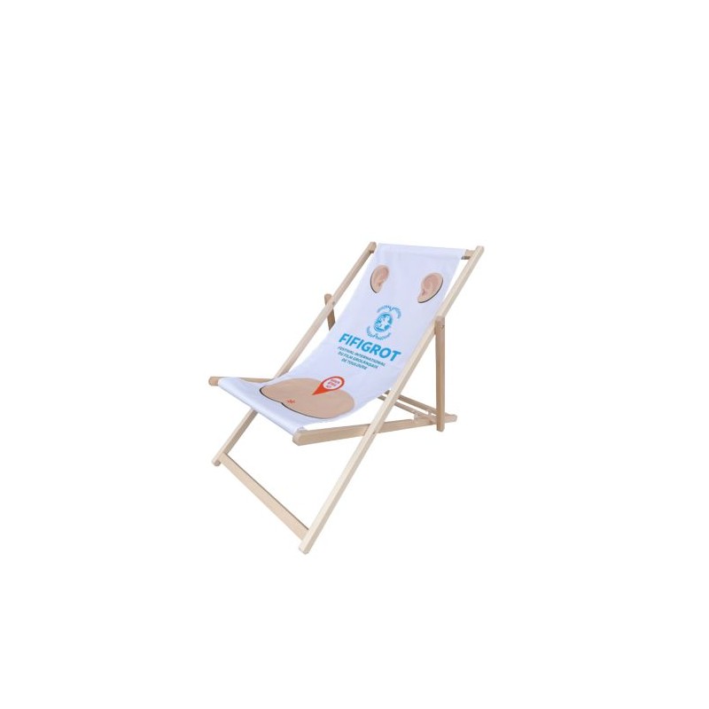 Transat en bois personnalisable pas cher - VIGO goodies publicitaire événementiel