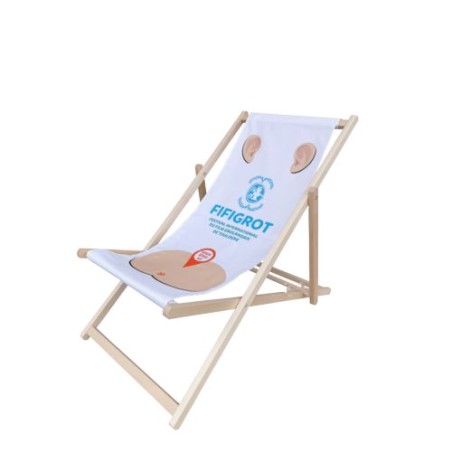 Transat en bois personnalisable pas cher - VIGO goodies publicitaire événementiel