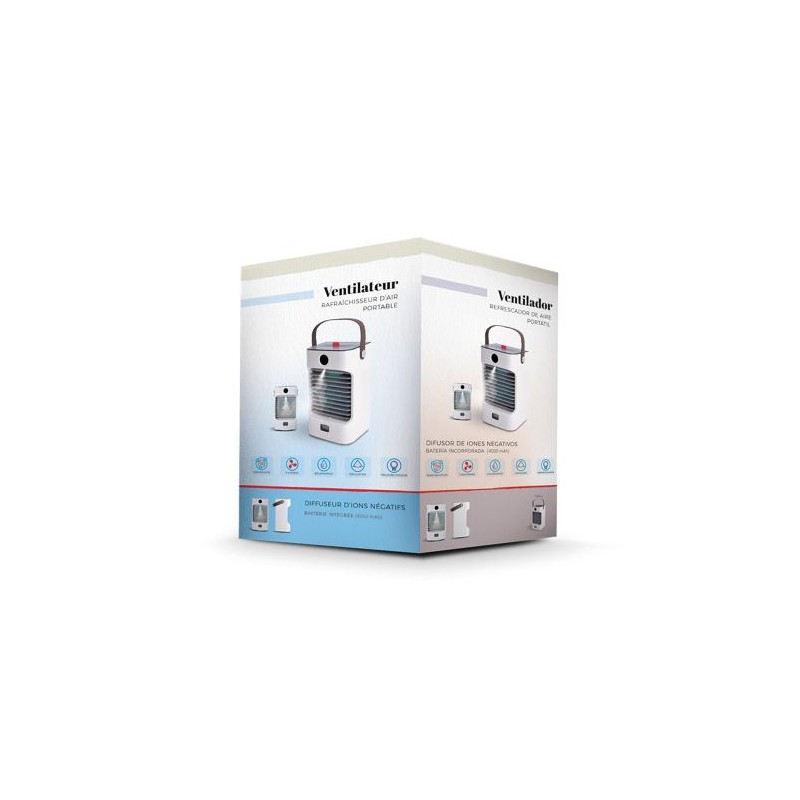 Ventilateur Brumisateur Portable - Fraîcheur Instantanée