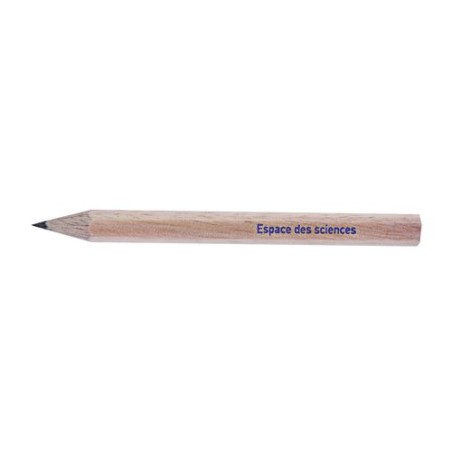 Crayon hexagonal  personnalisable 8,7 cm - ECO HEXA Incolore T Coupé objet promotionnel éco-responsable