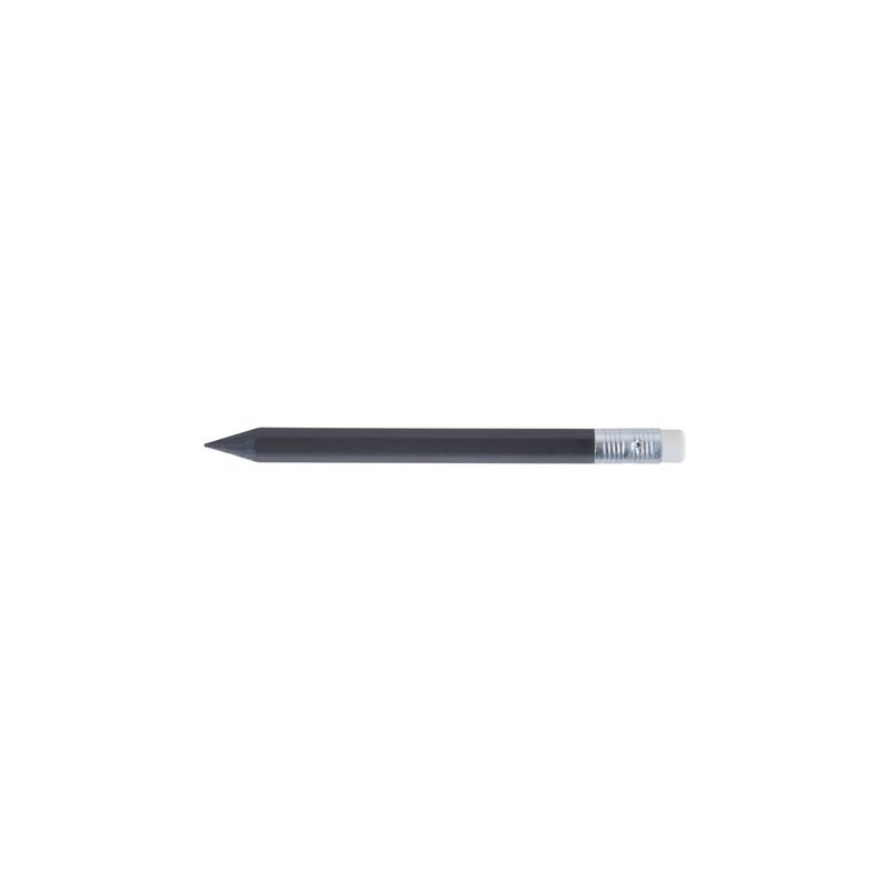 Crayon Prestige Black Hexa 8,7 cm avec Gomme