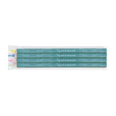 Sachet de 4 surligneurs s Pantone 1 marquage laser ultra précis
