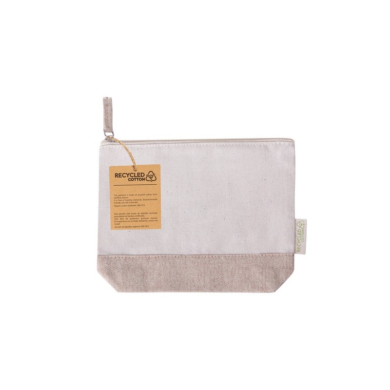 Trousse de Toilette Éco-responsable Personnalisée à Prix Abordable Velerox Matières : coton recyclé Couleurs : marron goodies pu
