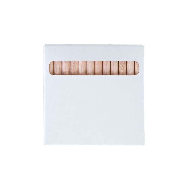 Étui Éco-responsable de 12 Crayons Aquarellables - Cadeau d'Entreprise marquage laser ultra précis