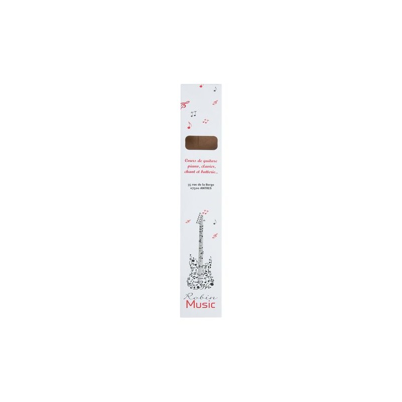 Étui Éco-responsable en Carton Kraft pour 4 Crayons - Personnalisable goodies entreprise design
