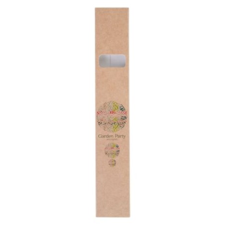 Étui Éco-responsable en Carton Kraft pour 4 Crayons - Personnalisable cadeau client original