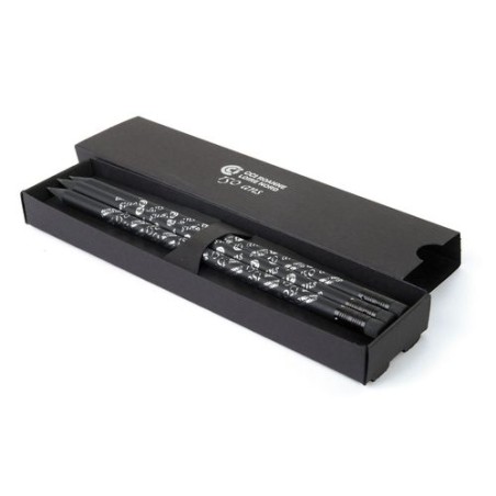 Étui-Fourreau Éco-responsable Noir pour 3 Crayons - Personnalisez-le ! goodies publicitaire événementiel