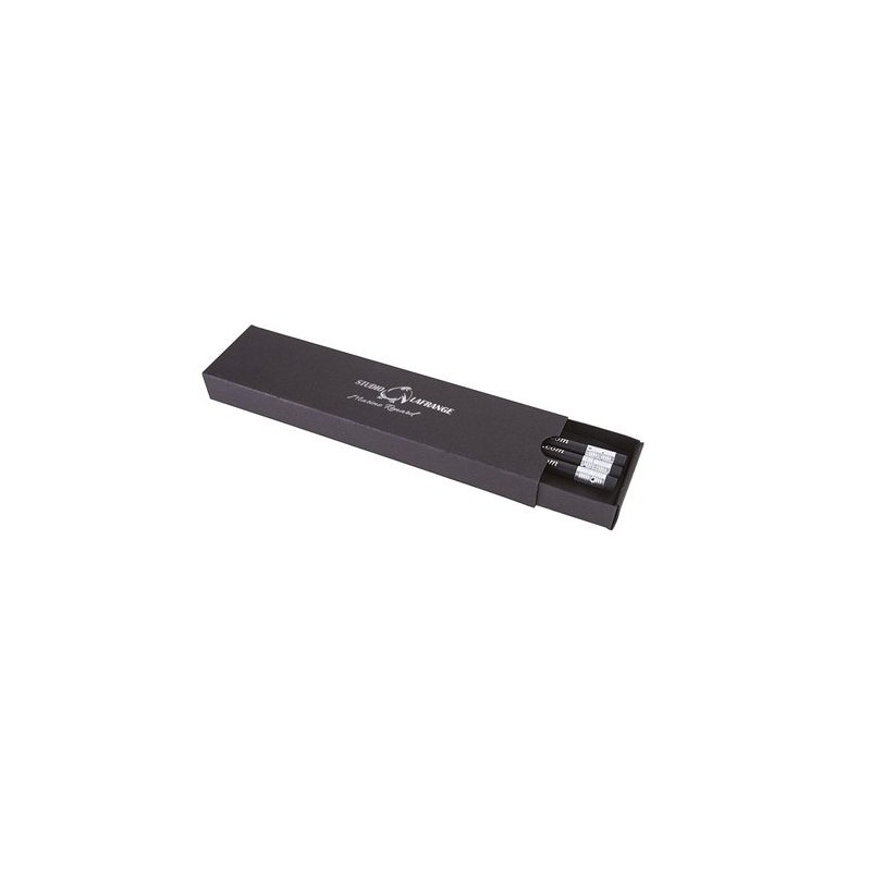 Étui-Fourreau Éco-responsable Noir pour 3 Crayons - Personnalisez-le ! accessoire événementiel unique