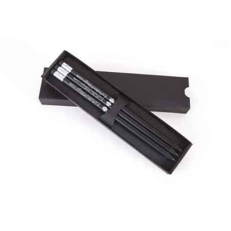 Élégant Etui-Fourreau Black pour 3 Crayons