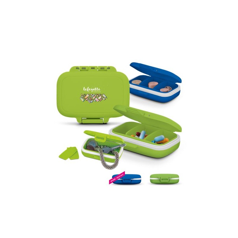 Boîte de Rangement Étanche Personnalisée - Pilulier