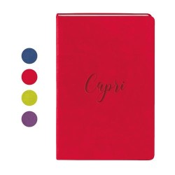 Carnet Personnalisable pour Entreprises CAPRI Couleurs : bleu Matières : papier (FSC)