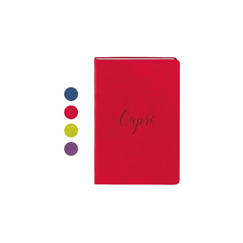 Carnet Personnalisable pour Entreprises CAPRI Couleurs : bleu Matières : papier (FSC)