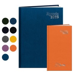 Agenda Pratique Personnalisable 2025 MARBELLA Couleurs : bleu royal Matières : papier (FSC) objet publicitaire robuste