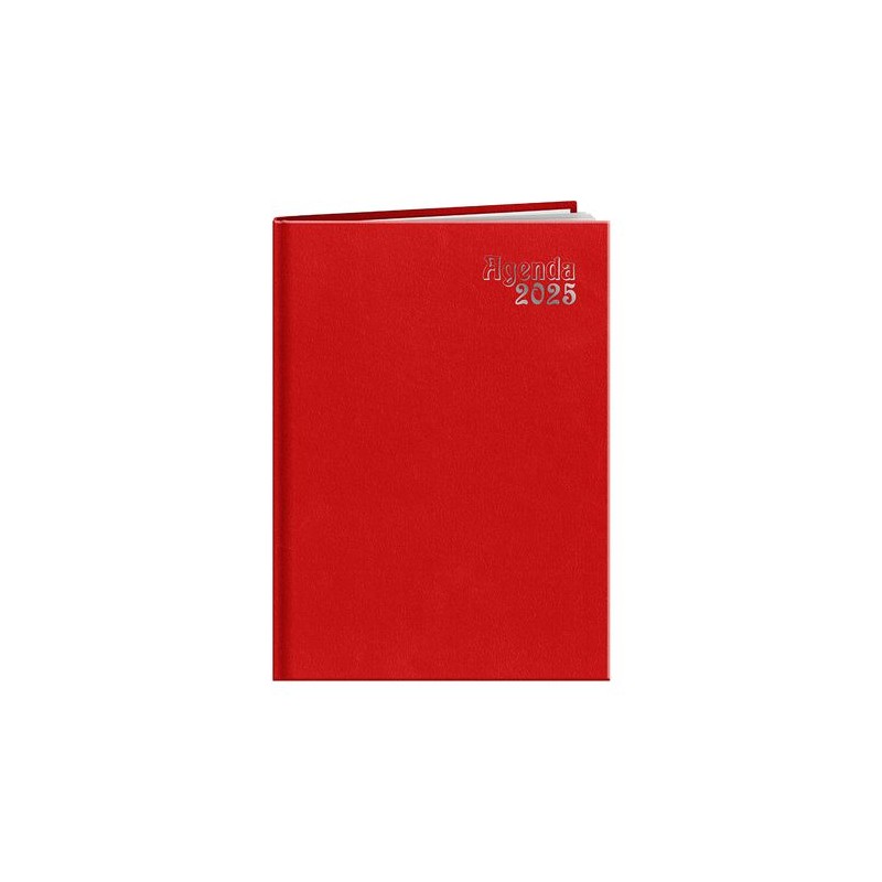 Agenda Pratique Personnalisable 2025 MARBELLA Couleurs : rouge Matières : papier (FSC) cadeau client original