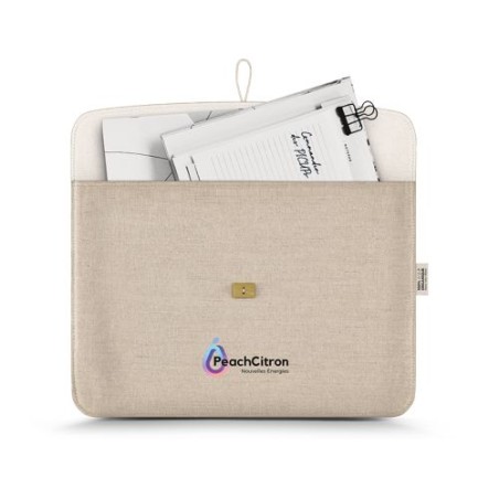 Pochette Éco-responsable Personnalisée pour Ordinateur - pas cher goodies publicitaire événementiel