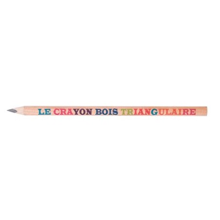 Crayon Éco-responsable Triangulaire Prestige 17,6 cm impression haute définition