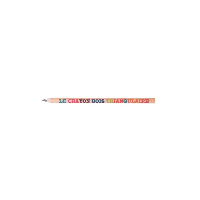 Crayon Éco-responsable Triangulaire Prestige 17,6 cm goodies publicitaire durable