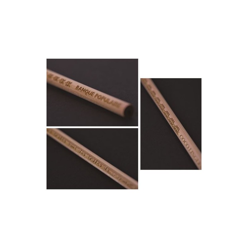 Crayon Éco-responsable Personnalisé Rond 17 T Coupé SS - Prestige cadeau entreprise pas cher