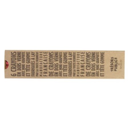 Étui-Fourreau Éco-responsable 8 Crayons - Kraft