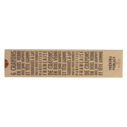 Étui-Fourreau Éco-responsable 8 Crayons - Kraft 2