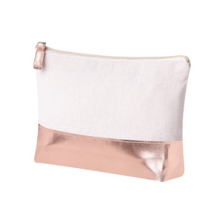 Trousse de Toilette Personnalisée Radynel Matières : coton Couleurs : doré personnalisation rapide en France