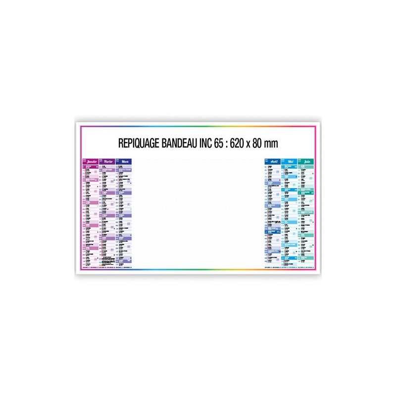 Calendrier 4 Saisons Effaçable 2025