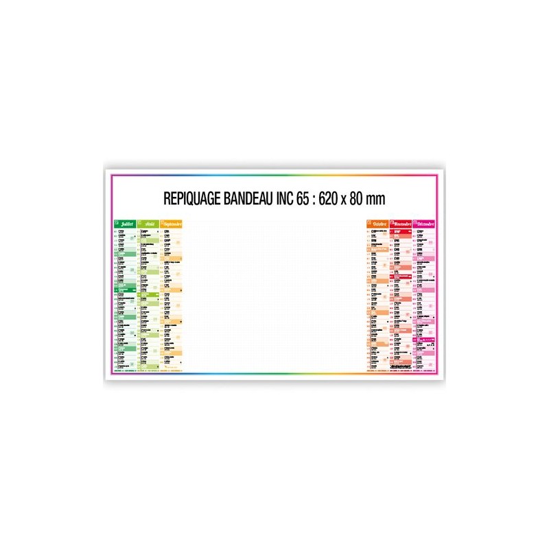 Calendrier 4 Saisons Effaçable 2025