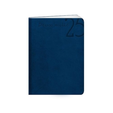 Agenda Éco-responsable 2025 Personnalisé - FLORENCE Couleurs : bleu Matières : papier (FSC) goodies publicitaire événementiel