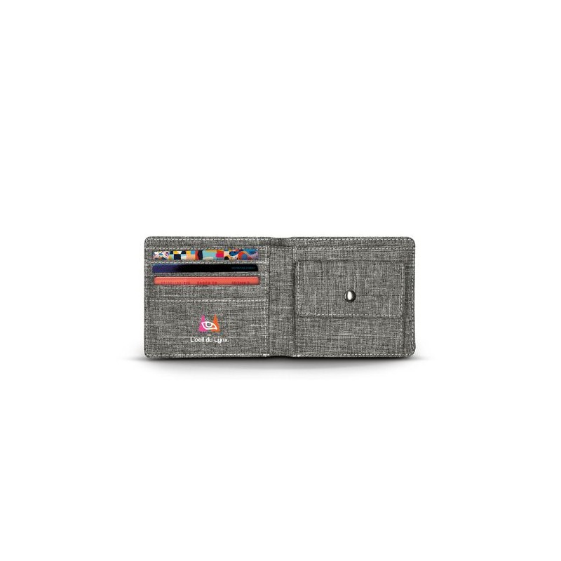 Porte-monnaie pratique anti-RFID avec emplacement pour cartes de crédit personnalisé cadeau entreprise pas cher