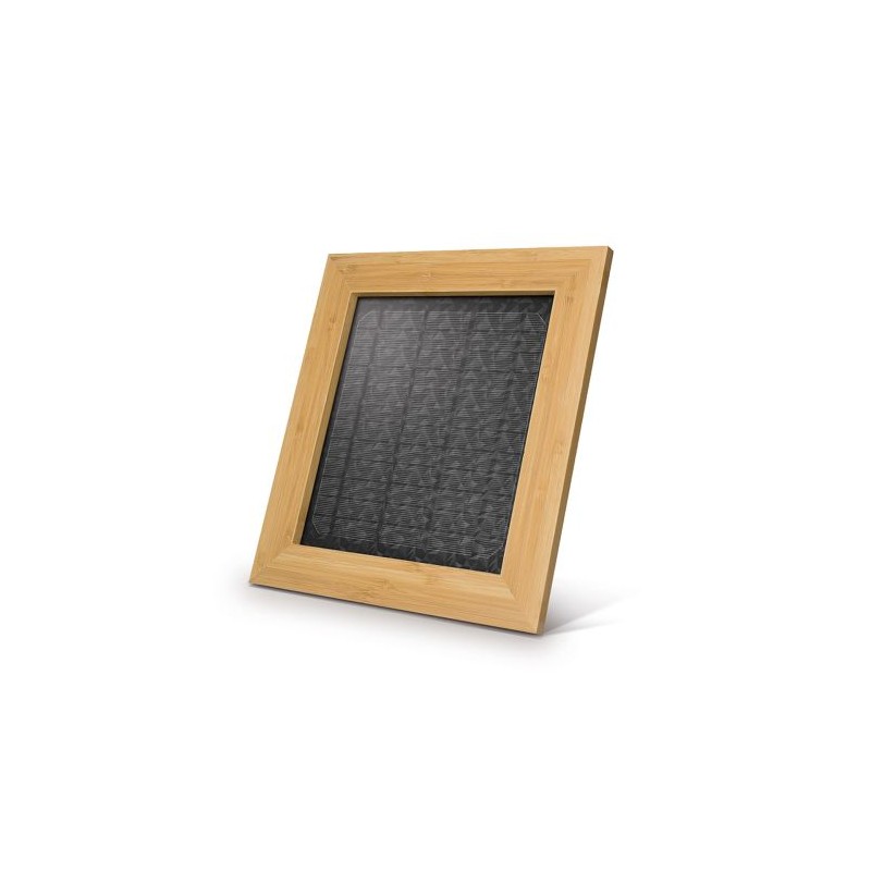 Cadre Solaire en Bambou avec Chargeur