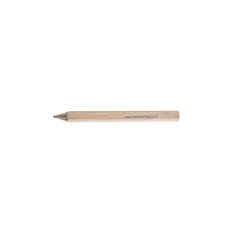 Crayon Éco-responsable Hexagonal Prestige Naturel 8,7 Incolore personnalisable avec votre logo
