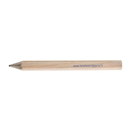Crayon Éco-responsable Hexagonal Prestige Naturel 8,7 Incolore personnalisable avec votre logo