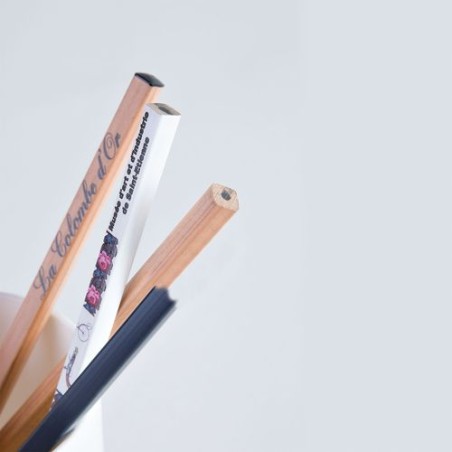 Crayon PRESTIGE NAT Carré 17,6 cm - Écologique et Personnalisable