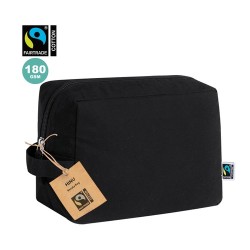 Nécessaire Éthique Personnalisé Fairtrade Hinu Matières : coton Couleurs : noir 2