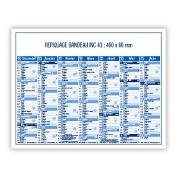 Calendrier bancaire 2025 personnalisé idéal pour votre entreprise