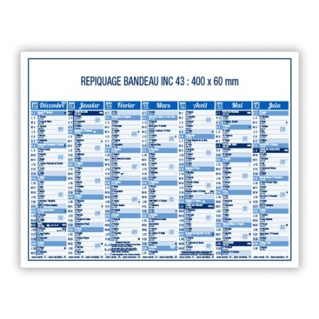 Calendrier bancaire 2025 personnalisé idéal pour votre entreprise