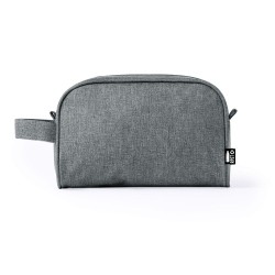 Trousse Éco-responsable Personnalisable Harese Couleurs : gris Matières : polyester recyclé
