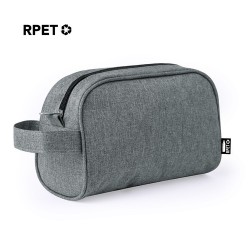 Trousse Éco-responsable Personnalisable Harese Couleurs : gris Matières : polyester recyclé 2