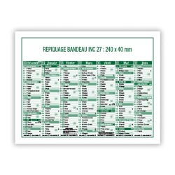 Calendrier bancaire 2025 Standard - Personnalisable 2