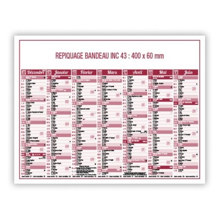 Calendrier bancaire 2025 personnalisé idéal pour votre entreprise goodies publicitaire événementiel