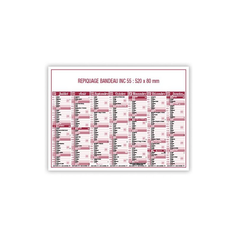 Calendrier bancaire 2025 personnalisé idéal pour votre entreprise goodies personnalisé en stock