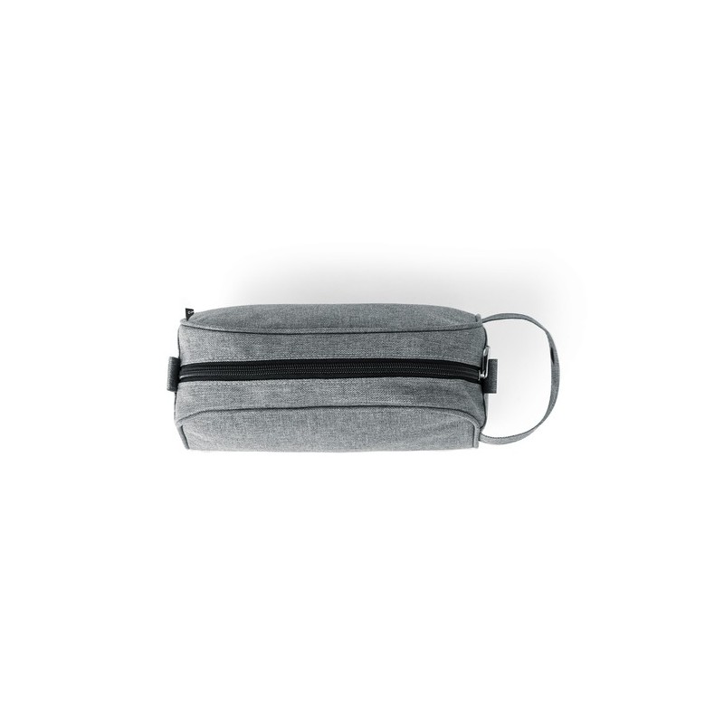 Trousse Éco-responsable Personnalisable Harese Couleurs : gris Matières : polyester recyclé goodies entreprise design