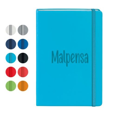 Carnet Personnalisé Éco-responsable - Malpensa Couleurs : bleu marine Matières : papier (FSC)