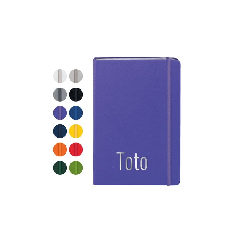 Carnet Personnalisé pour Entreprises TOTO Couleurs : bleu royal Matières : papier (FSC) personnalisation rapide en France