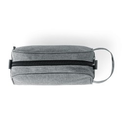 Trousse Éco-responsable Personnalisable Harese Couleurs : noir Matières : polyester recyclé personnalisation rapide en France