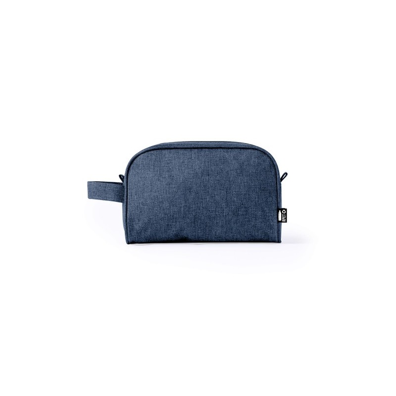 Trousse Éco-responsable Personnalisable Harese Couleurs : noir Matières : polyester recyclé cadeau affaires élégant
