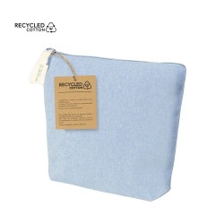 Trousse de Toilette Éco-responsable Personnalisée Belix pas cher Matières : coton recyclé Couleurs : naturel 2