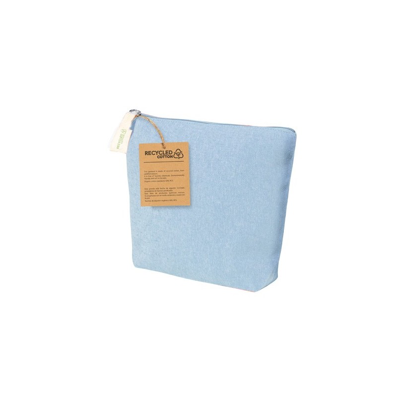 Trousse de Toilette Éco-responsable Personnalisée Belix pas cher Matières : coton recyclé Couleurs : naturel cadeau entreprise p