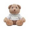 Peluche Ourson Unique Cadeau Publicitaire - JOHN Matières : PET Couleurs : blanc