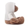 Peluche Ourson Unique Cadeau Publicitaire - JOHN Matières : PET Couleurs : blanc personnalisable avec votre logo